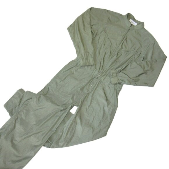 NWT Minimalist by Tamara Davydova Amelia in Olive Nylon Flight Suit Jumpsuit S - Picture 4 of 7